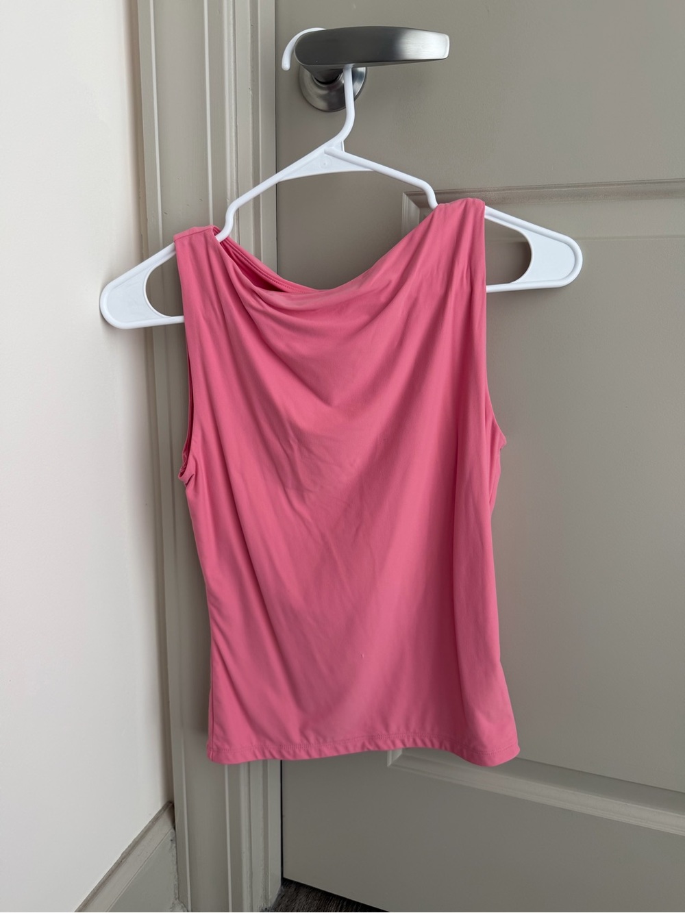 Abercrombie & Fitch Pink Draped-Back Tank